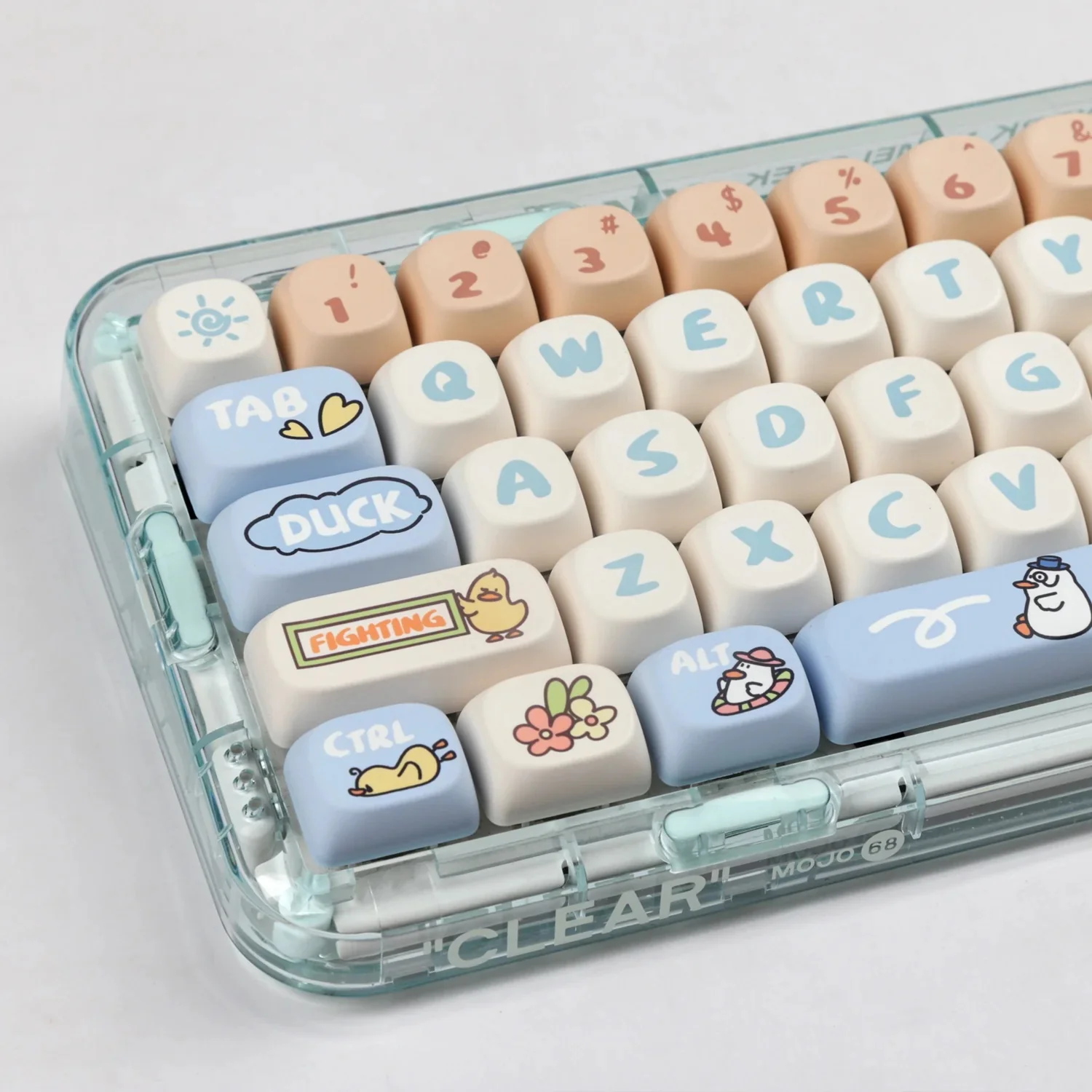 Yunzii Holiday Duck 138 Key MOA Profile Dye Sub PBT Keycap Set - Image 6