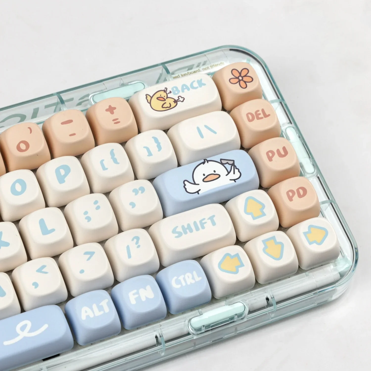 Yunzii Holiday Duck 138 Key MOA Profile Dye Sub PBT Keycap Set - Image 7