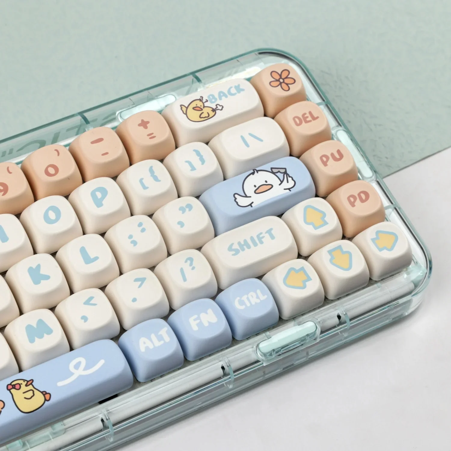 Yunzii Holiday Duck 138 Key MOA Profile Dye Sub PBT Keycap Set - Image 8