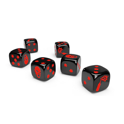 Zombicide: Black and White Dice Pack - Image 2